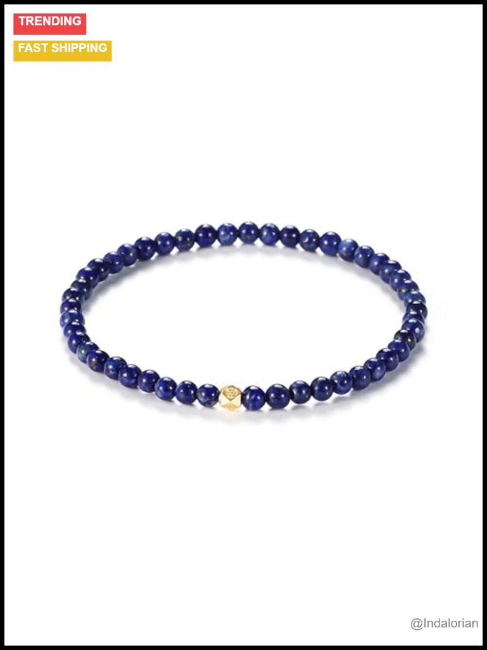 Lapis Lazuli Handmade Beaded Bracelet